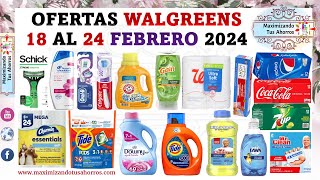 Plan de Ofertas Walgreens 👉🏻2\/18\/24 al 2\/24\/24