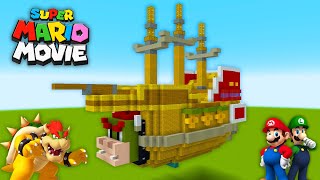 Minecraft Tutorial: How To Make Bowsers Giant Airship &quot;The Super Mario Bros. Movie&quot;