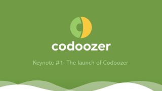 Codoozer's keynote!  Codoozer hits the market