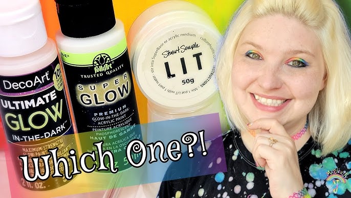 How to paint with glow in the dark acrylic paints – Art 'N Glow