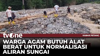 Warga Gotong Royong Normalisasi Sungai Dengan Alat Seadanya  Kabar Petang