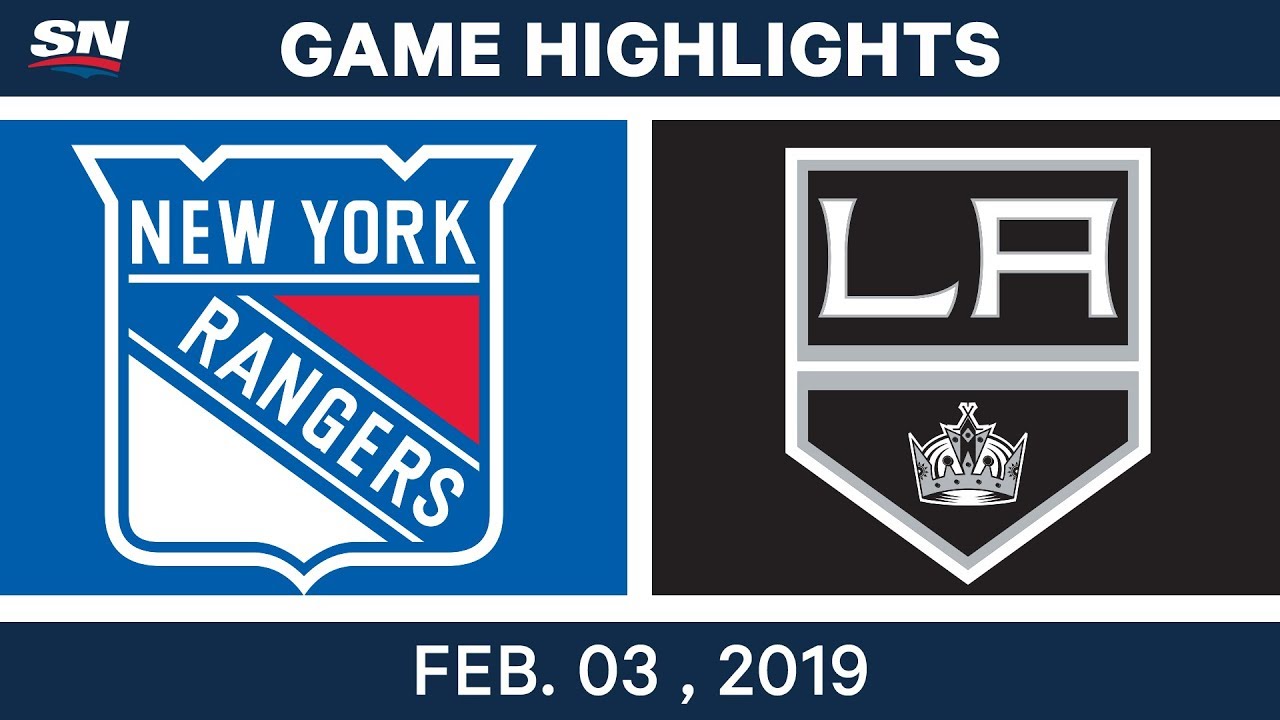 NHL Highlights | Kings vs. Rangers - Feb. 4, 2019 - YouTube