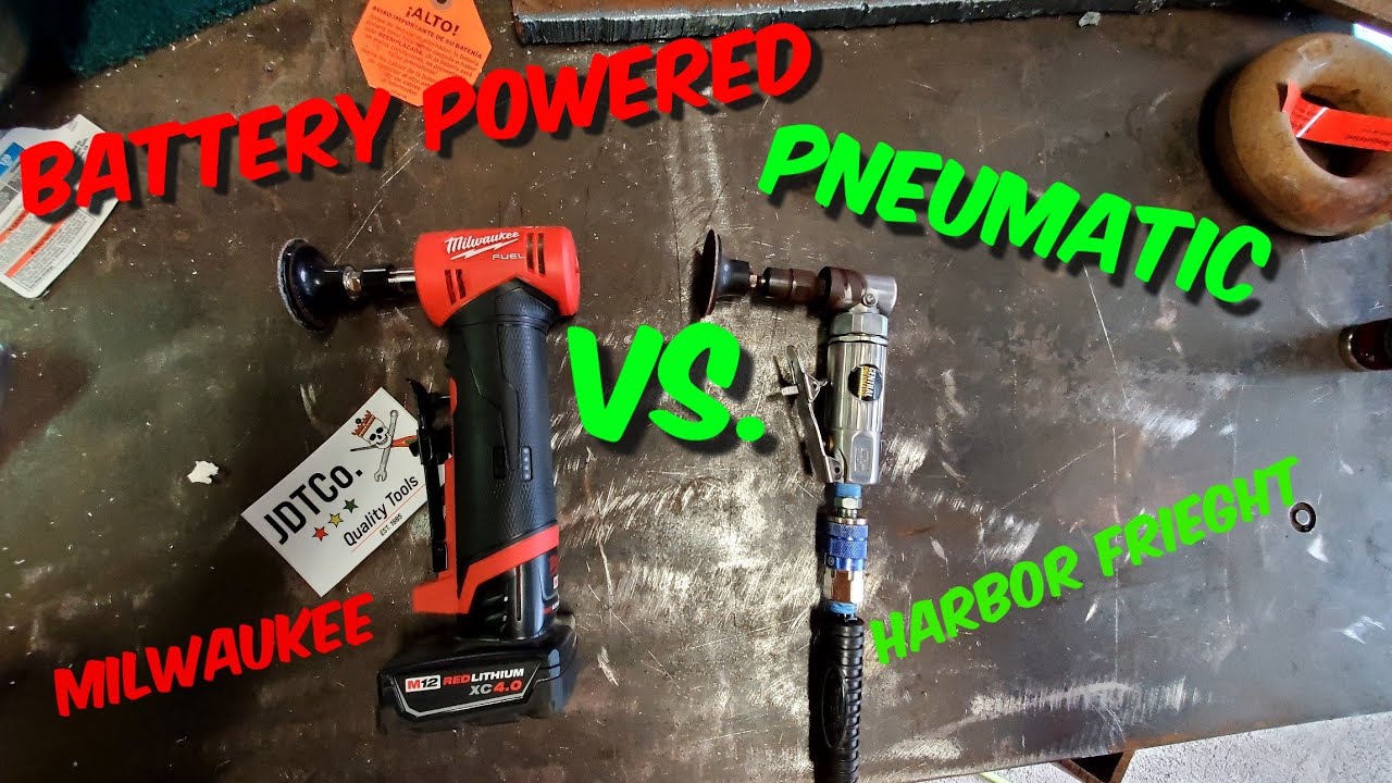 Milwaukee right angle die grinder VS. Harbor Freight Pneumatic right