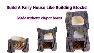 Part 1 DIY Stackable Fairy or Gnome House