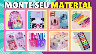 📚✏️ MONTE SEU MATERIAL ESCOLAR I Jogo das Escolhas