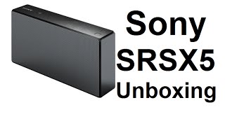 SRSX5 Unboxing from Sony