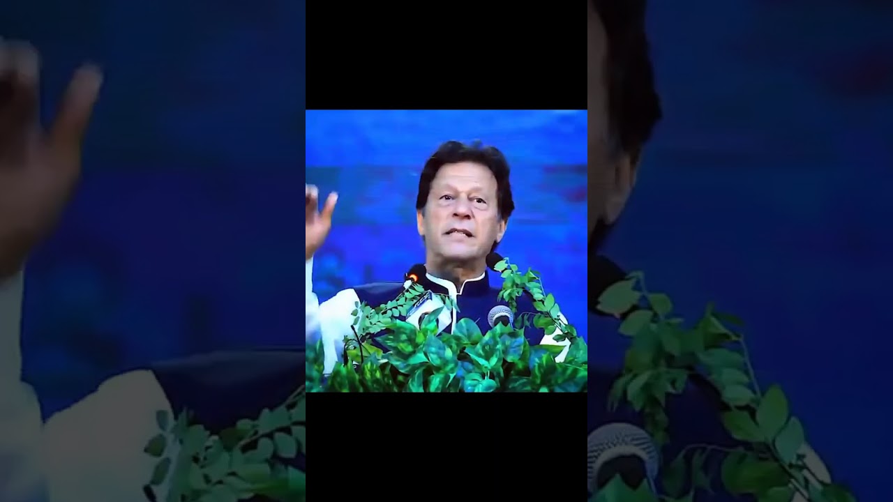 The speech of Imran Khan which very few people would have heard
