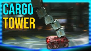 I build this Cargo Tower just to crash it - Star Citizen Experiments