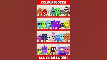 Incredibox Sprunki Retake but Colourblocks All Characters MIX #sprunki #incredibox
