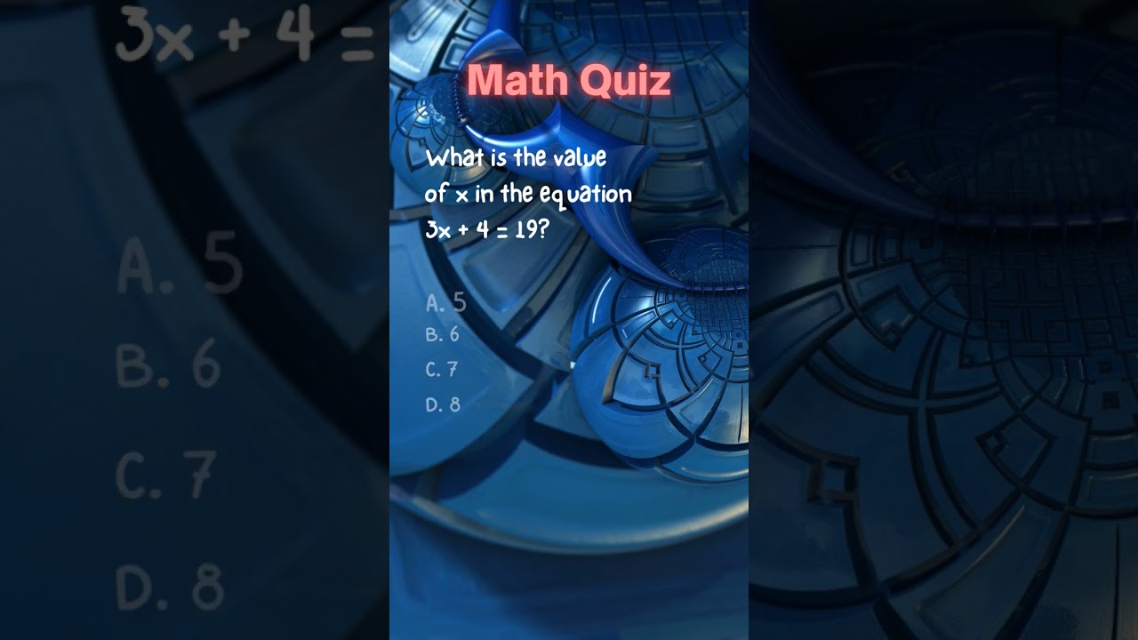 Can You Solve This Math Equation? Find Out Now! 