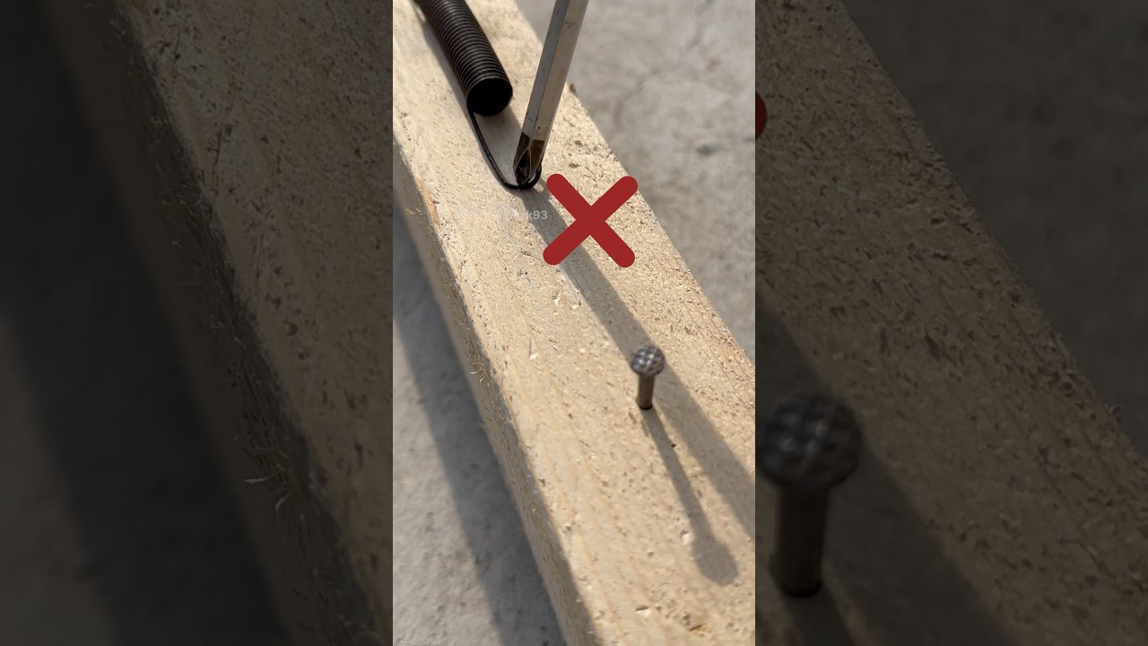 Genius Hack for Installing Strong Springs