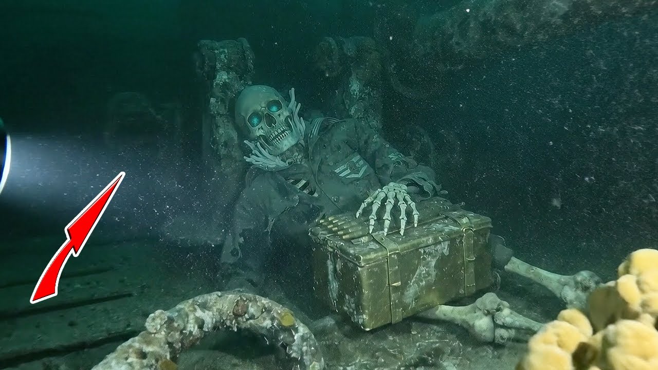 Lost WWII American Weapons Carrier Discovered – Arsenal Frozen in Time