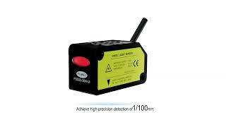 Fuwei Fsd22-200P-Ui Output Pnp High-Precision Distance Measuring Displacement Sensor Micro Laser