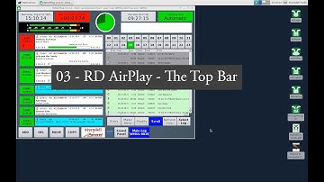 Rivendell Training 03 - RD AirPlay - The Top Bar