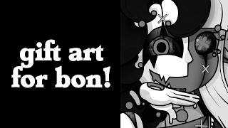 [SPEEDPAINT] GIFT ART FOR BON @RabbitintheHat