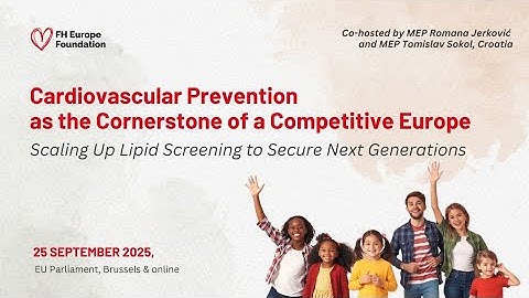 Cardiovascular Prevention as the Cornerstone of a Competitive Europe, 25.09.2025