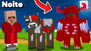 Testando Mobs assustadores do Minecraft que são realmente reais O FILME