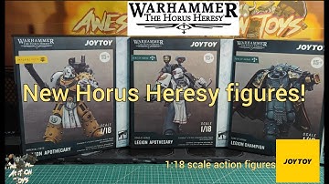 Warhammer The Horus Heresy Apothecaries and Legion Champion - Imperial Fists & Sons of Horus 1:18.