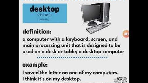 My computer presentation