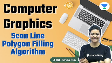 NTA UGC NET 2021 | Computer Science by Aditi | Computer Graphics Scan Line Polygon Filling Algorithm