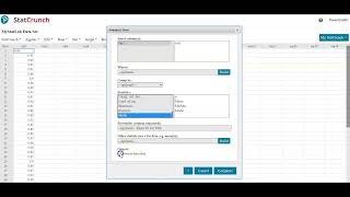 Math 14 Section 3.1 Using StatCrunch to find Mean, Median and Mode