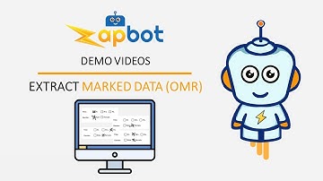 OMR FEATURE | Zapbot : Identify, read, and extract data with markings