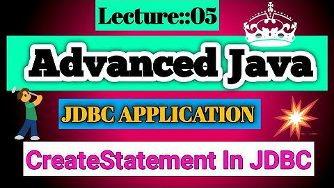 Advanced Java Lecture[05] On JDBC Application (4 May 2022)  By V. M. Sir || Smart Java Developer||