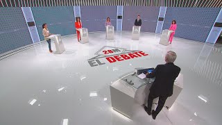 &#39;El Debate&#39; electoral en Telemadrid, con los candidatos a la Presidencia de la Comunidad de Madrid