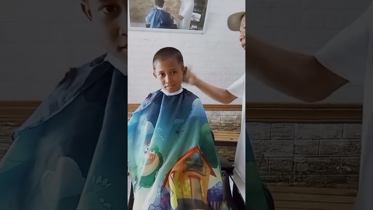 Model rambut mullet kids pendek 