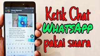 Cara Ketik Chat WhatsApp Dengan Suara