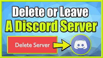 How to DELETE A DISCORD SERVER or LEAVE A SERVER (EASY METHOD!)
