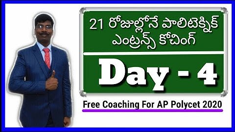 21 Days Free Polycet Coaching- Day#4||Pair of linear equations in two variables||Most Important Bits