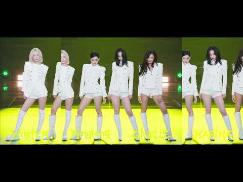 AESPA "LEMONADE" 4FaceCams //  KBS Music Bank Day 2