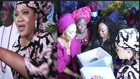 Toyin Abraham Bow To Welcome In Kings As Gave Her Billionaire godmother A Birthday Gift