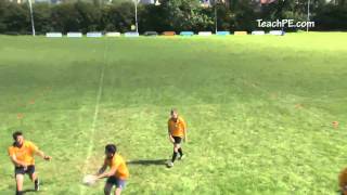 Rugby Drill - Passing - Miss Pass