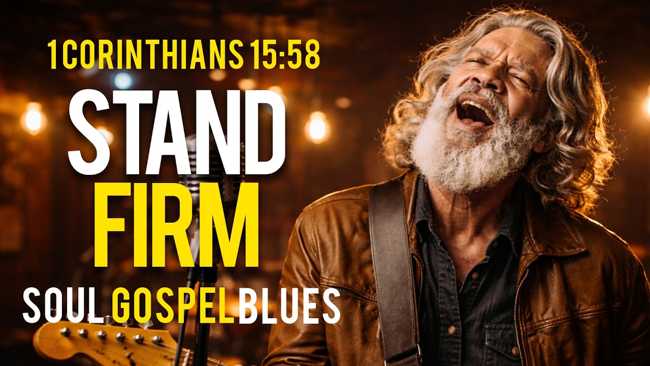 Stand Firm (1 Corinthians 15:58) | Blues Gospel for When the World Tries to Shake You