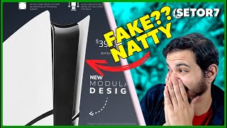 PS5 slim é FAKE NATTY? Analise do VAZAMENTO e rumores do novo console | Notícias setor 7