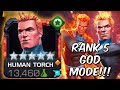 5 Star Rank 5 Human Torch Rank Up & Gameplay! - Mystic Slayer God Mode - Marvel Contest of Champions