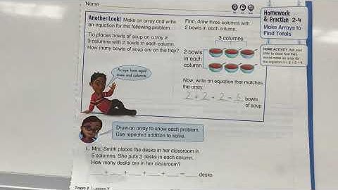2nd grade math homework 2-4