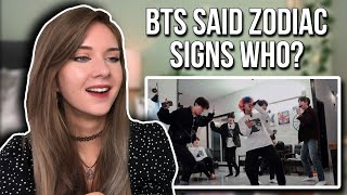 BTS Acting Like Their Zodiac Signs Reaction (Very Accurate)