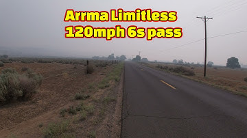 Limitless 120mph 6s pass Castle XLX2 and 1717 1650kv