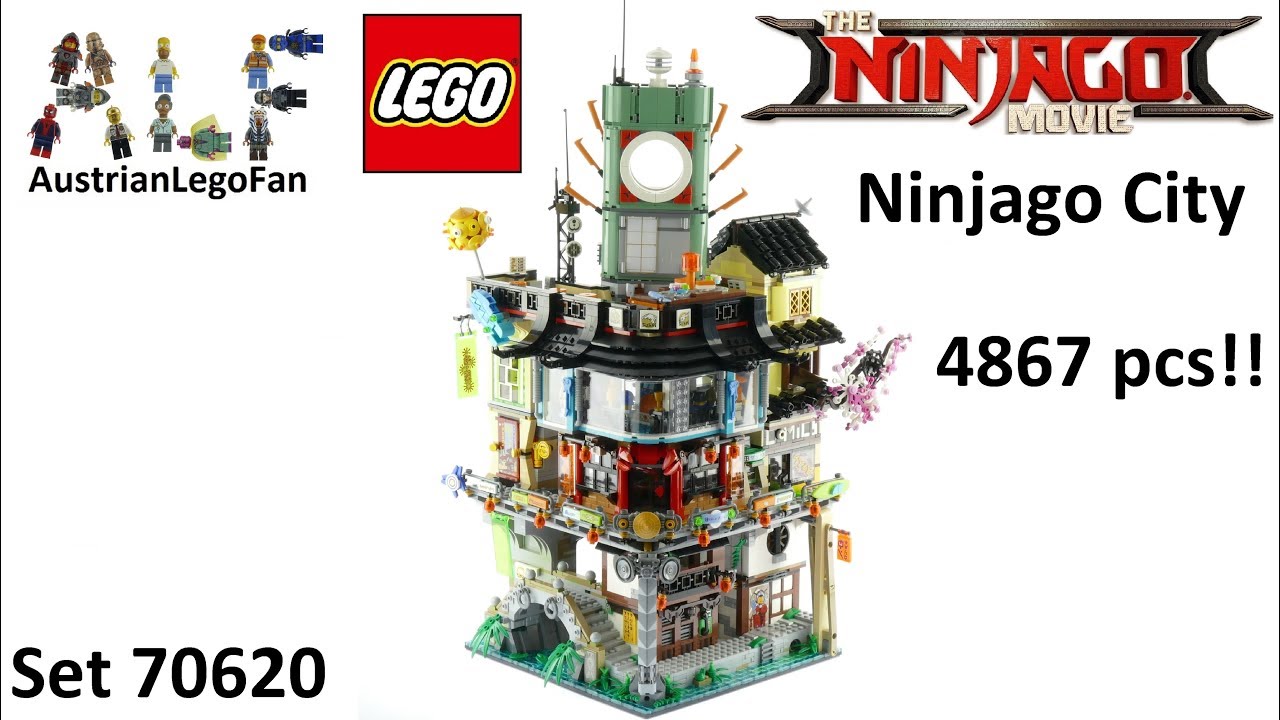 Ninjago Movie 70620 Ninjago City - Lego Speed Build Review - YouTube