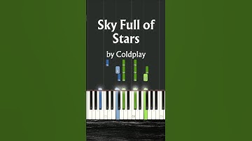 how to play Sky Full of Stars by COLDPLAY like the studio version #coldplay #piano #tutorial