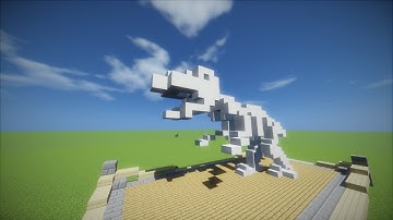 Minecraft Tutorials Ep #11 - T-Rex Skeleton