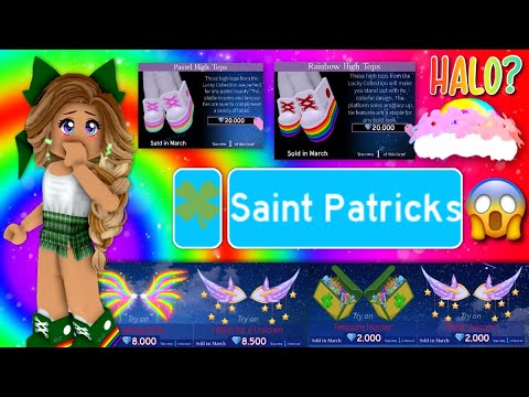 What To Expect For St Patrick S Update 2021 Royale High Youtube - roblox royale high st patrick halo