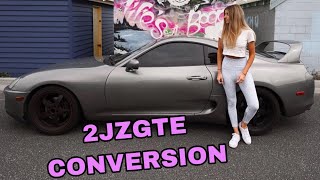 My Toyota Supra 2Jzgte Conversion Na To Twin Turbo Part 1