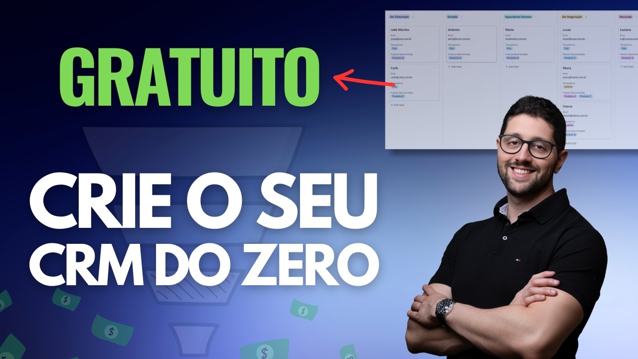 Crie um CRM do Zero no Airtable e Aumente as Vendas com Automação | Tutorial Airtable - CRM Gratuito