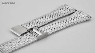 WS064 75 120MM Stainless Steel Watch Strap
