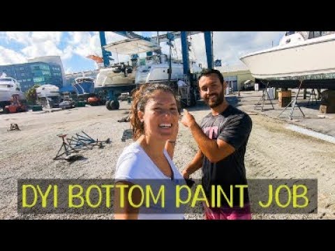 DIY Boat Bottom Paint Job | Sailing Squall & Sailboat Work On a Budget Ep. 7