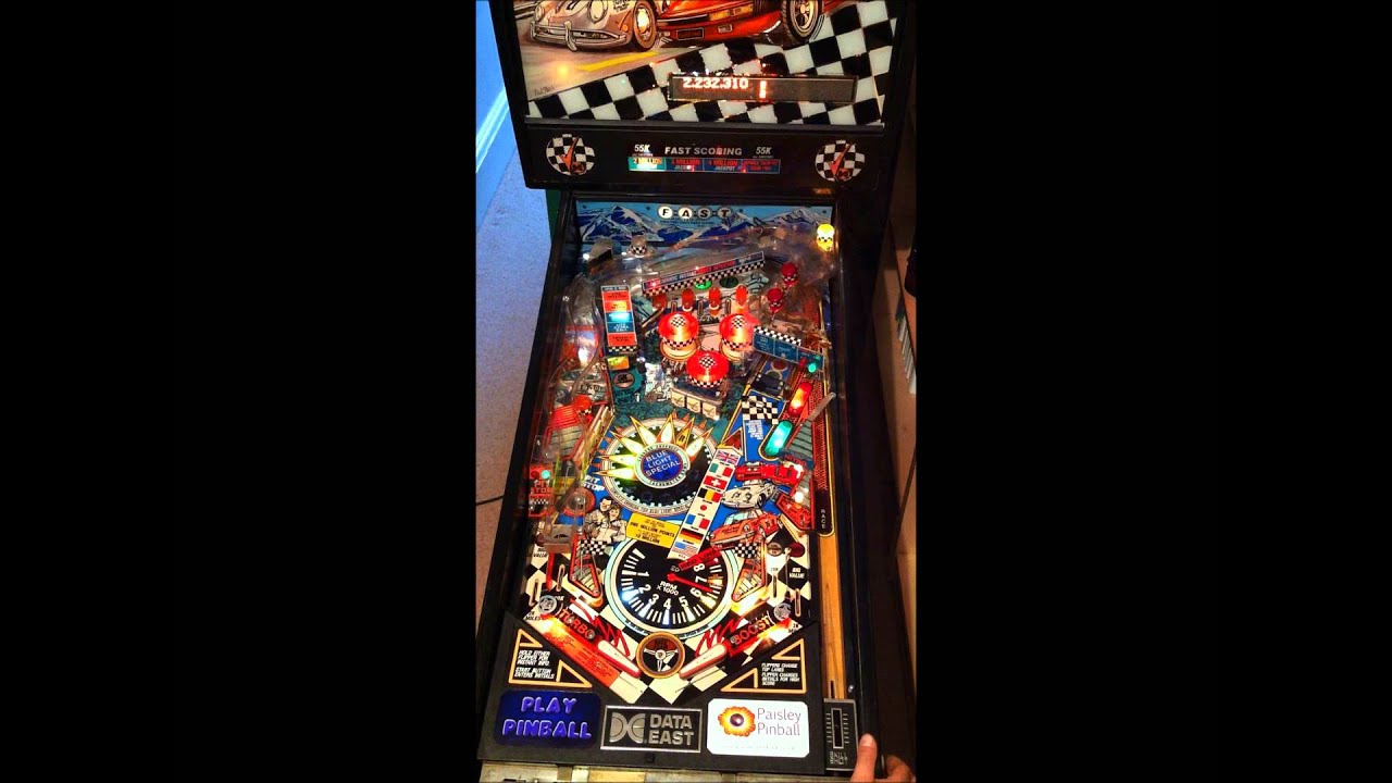 Checkpoint pinball machine by Data East, gameplay YouTube